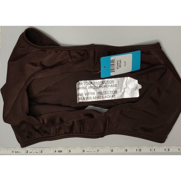 NWT California Waves Brown bikini bottom - Picture 3 of 6